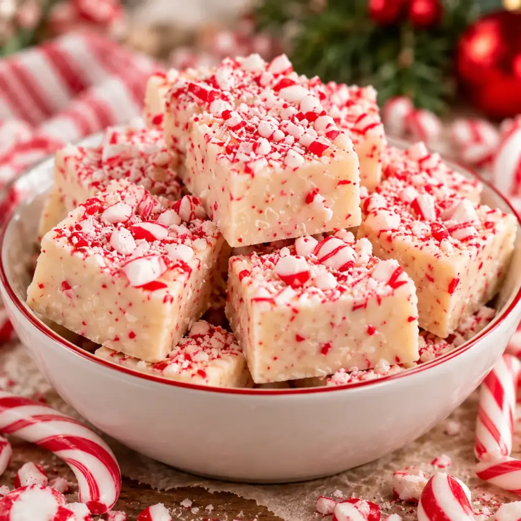 Candy Cane Fudge