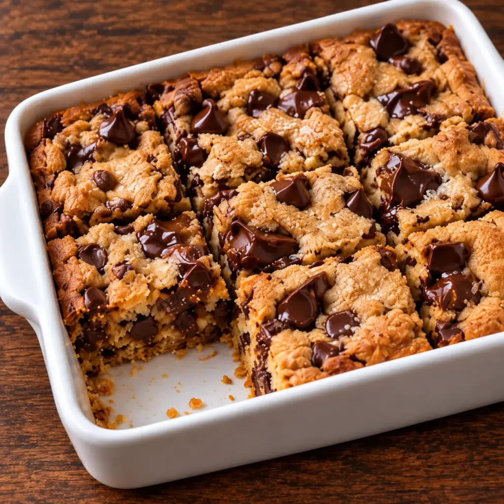 Brown Butter Chocolate Chunk Bars