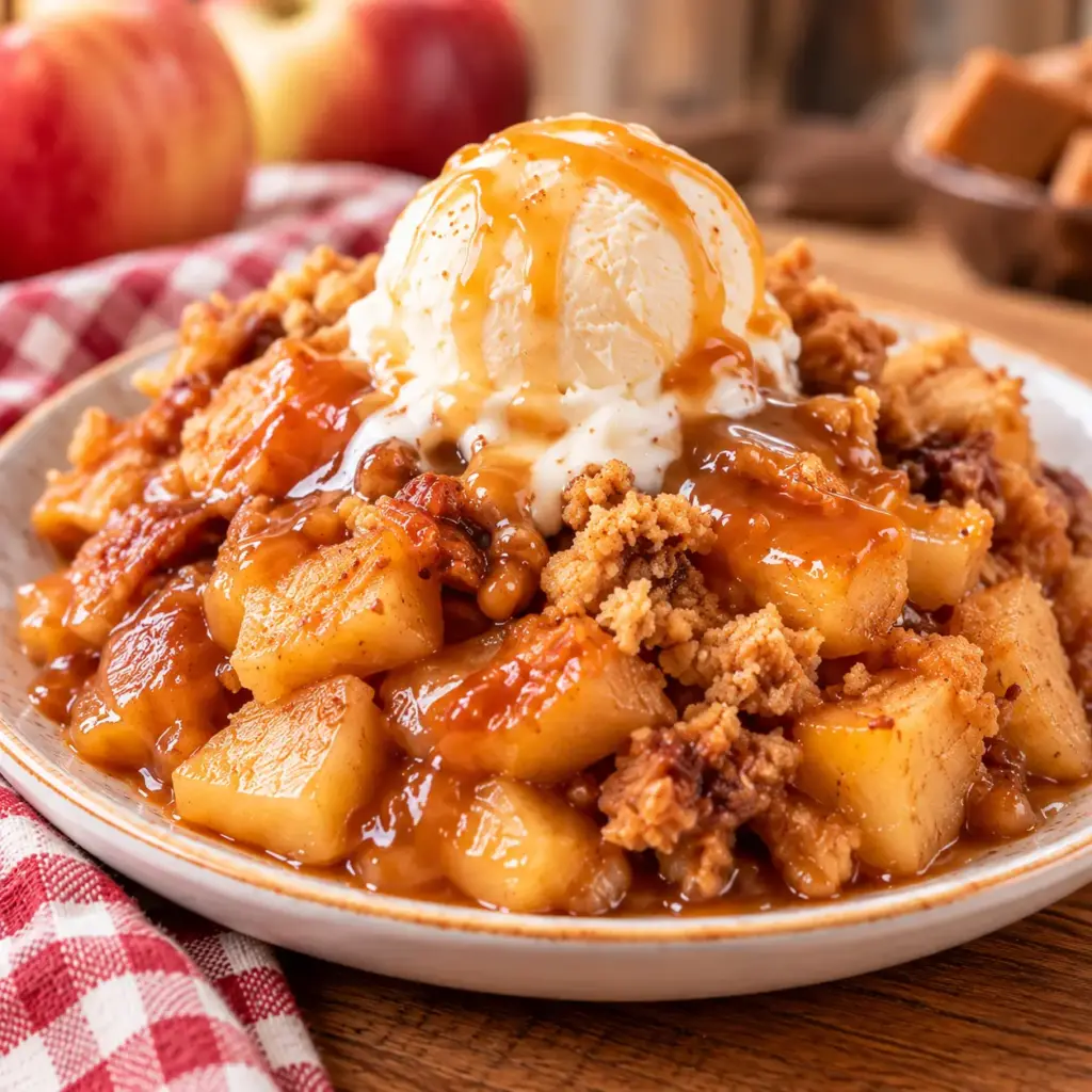 Caramel Apple Dump Cake