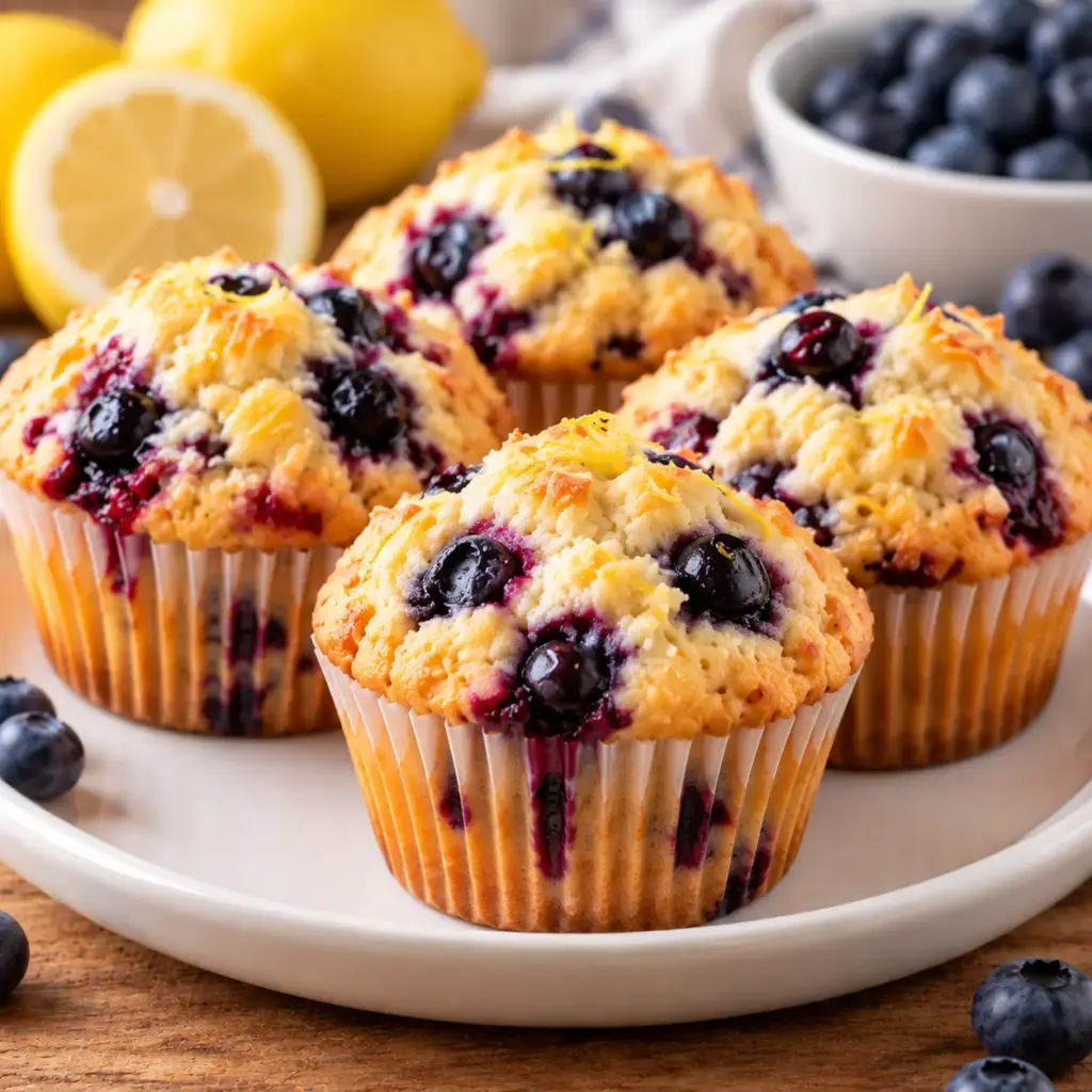 Lemon Blueberry Muffins