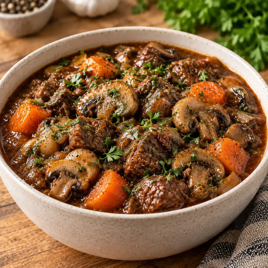 Beef and Mushroom Stew