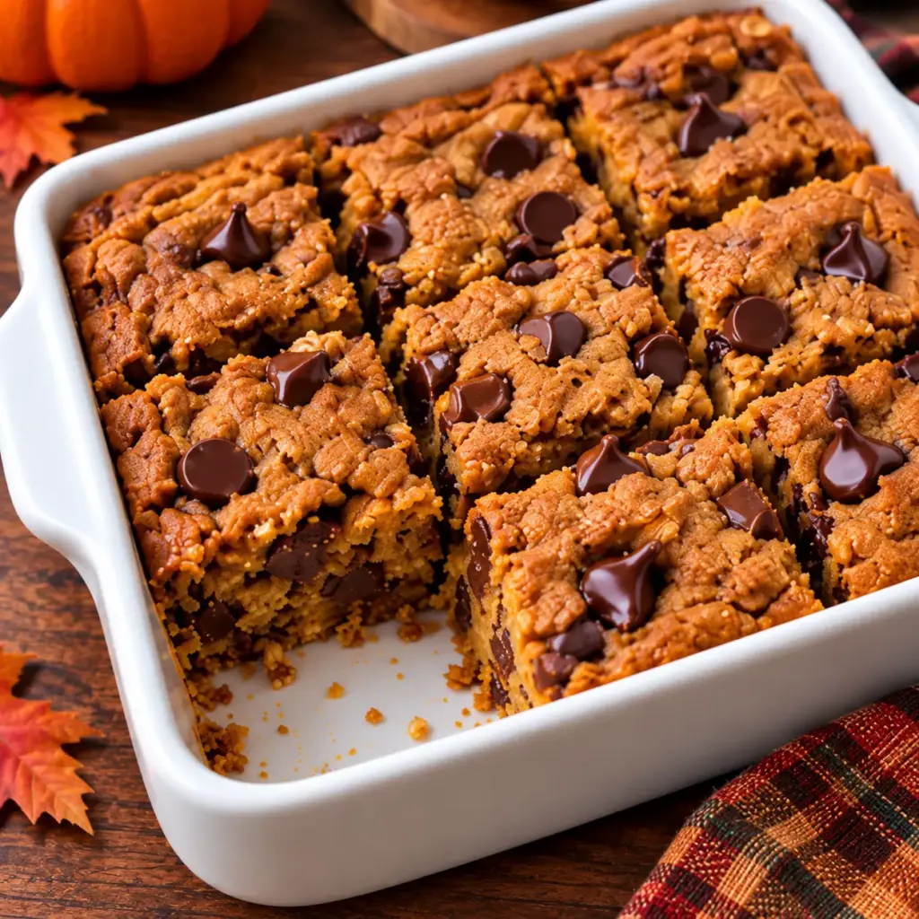 Pumpkin Spice Cookie Bars