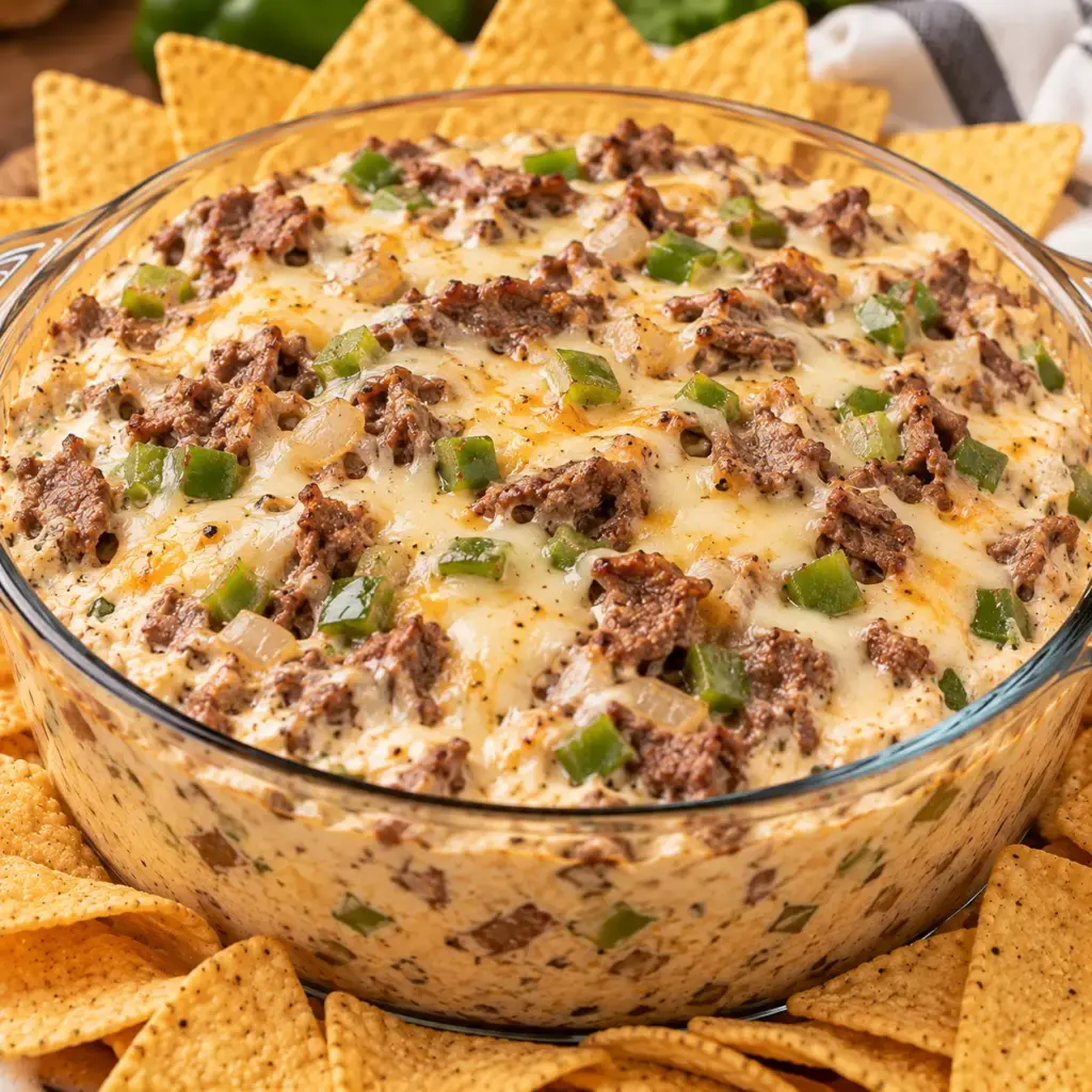 PHILLY CHEESESTEAK DIP