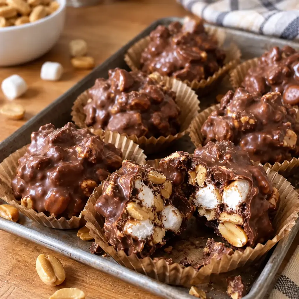 Peanut Marshmallow Clusters Candy