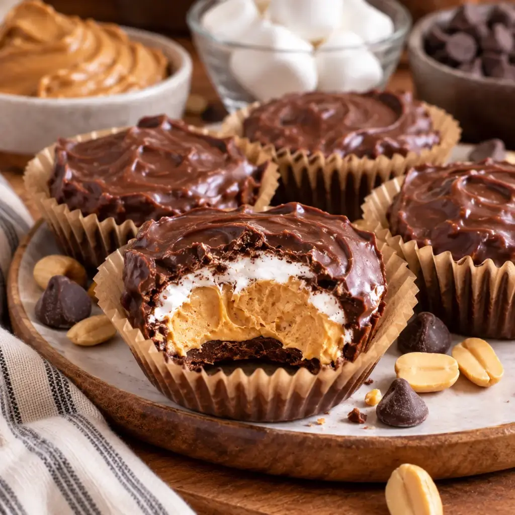 Peanut Butter Marshmallow Cups