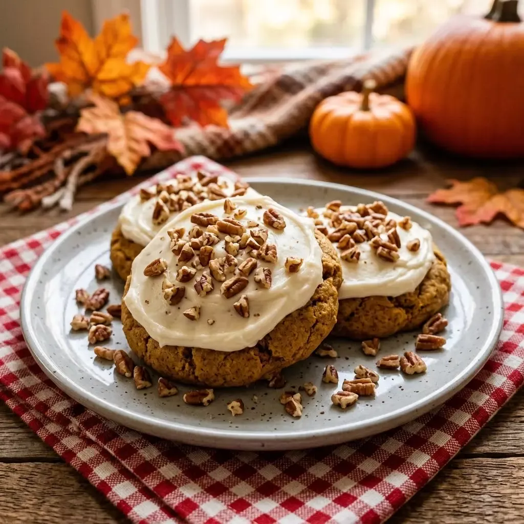 Pumpkin Cake Mix Cookies