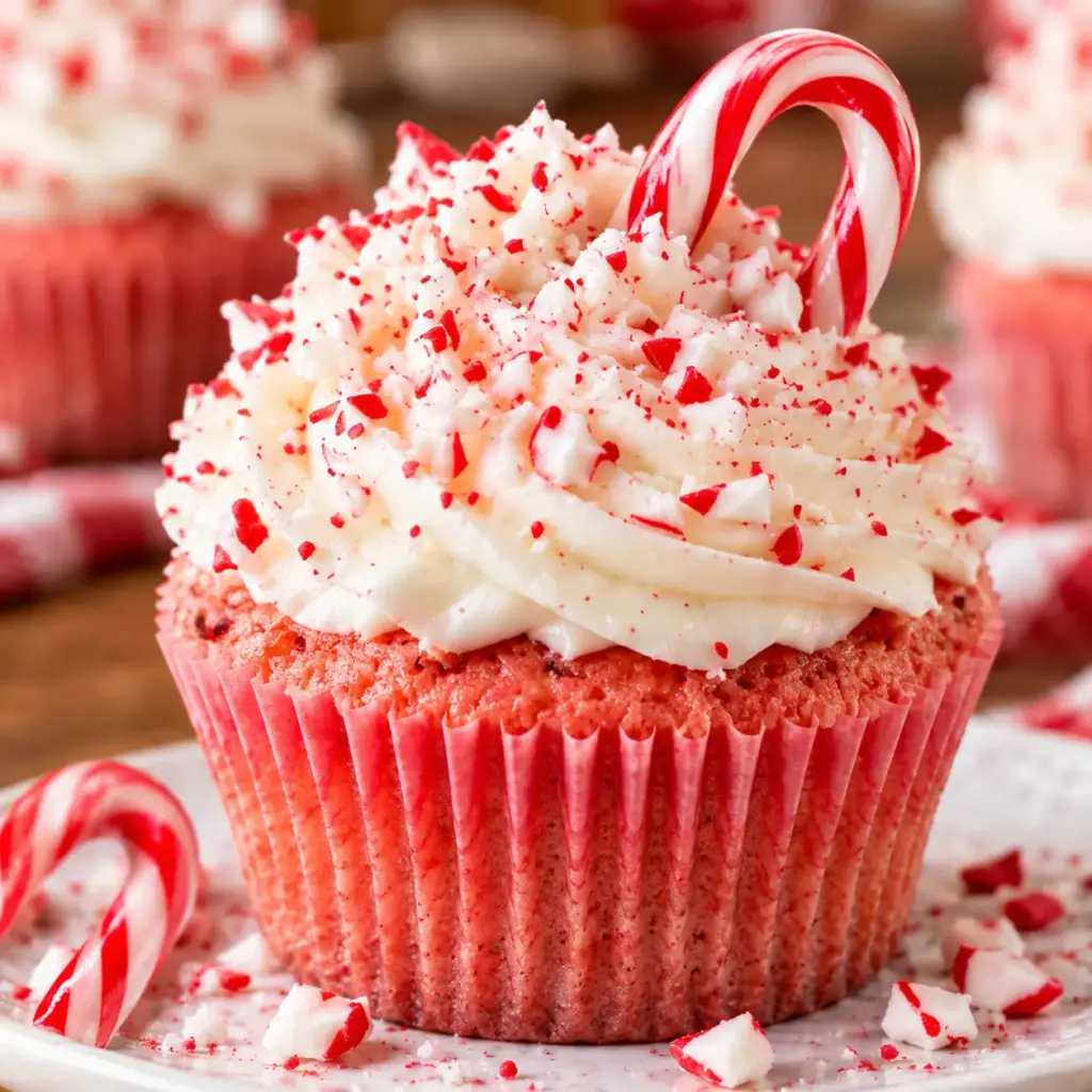 CANDY CANE CUPCAKES