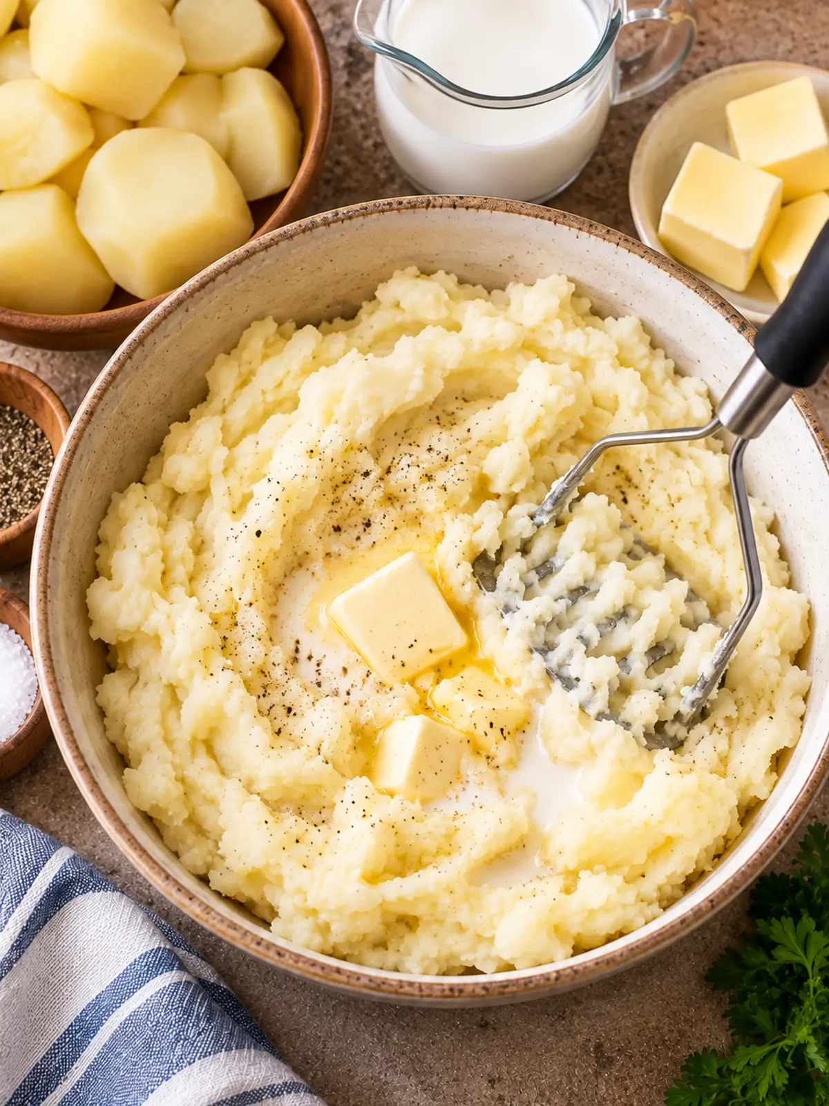 Beef Tips and Gravy with Mashed Potatoes — instructional