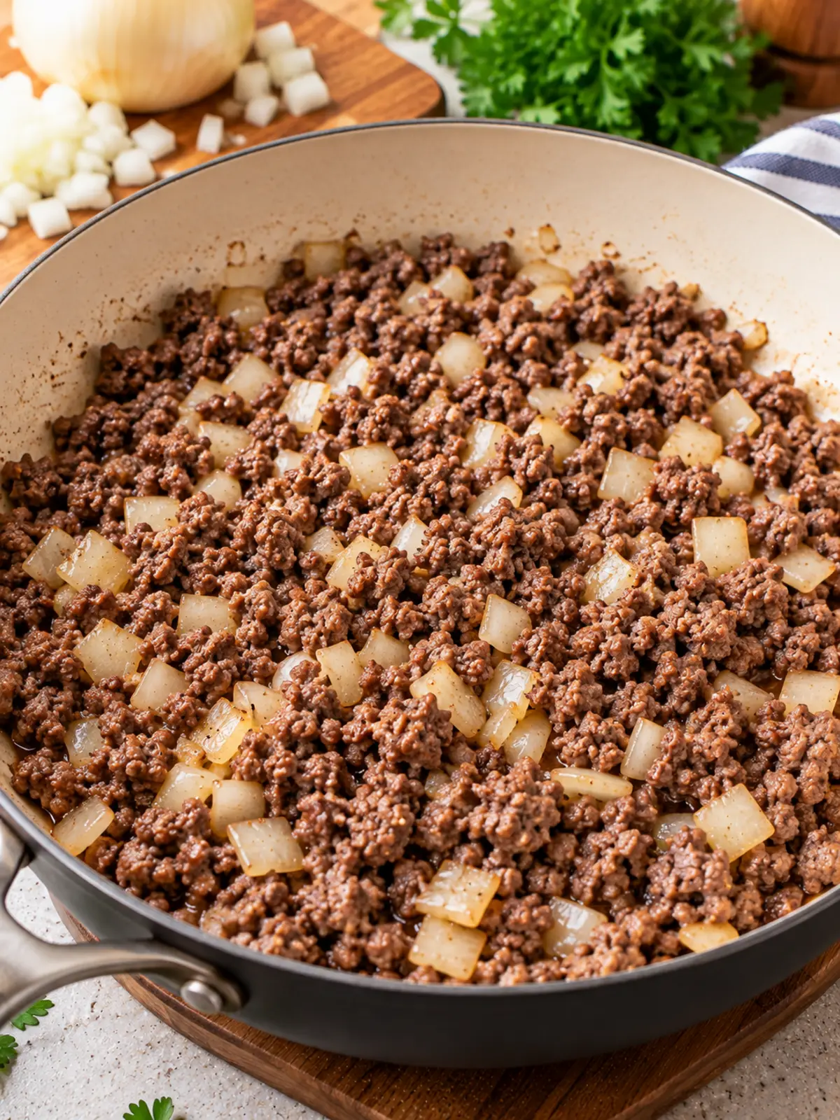 Cabbage Roll Casserole in a Crockpot — instructional