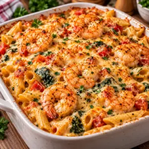 Cajun Shrimp Pasta Bake: A Creamy Delight — featured
