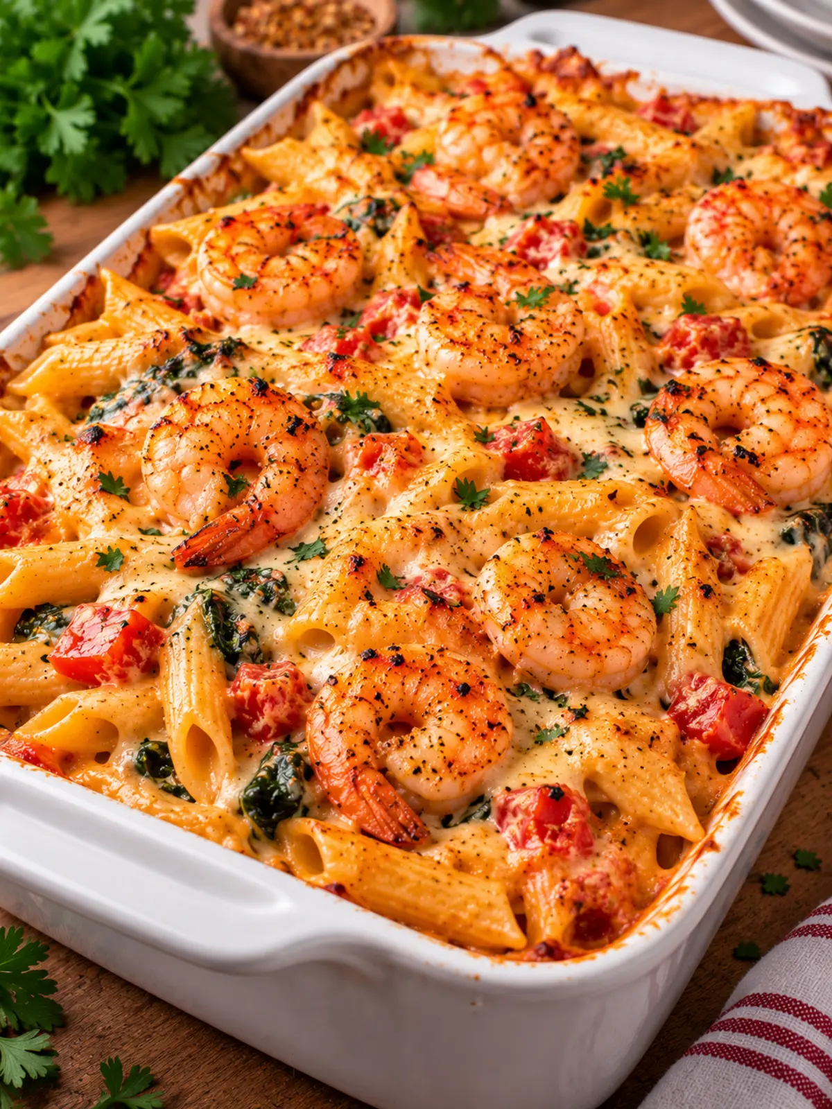 Cajun Shrimp Pasta Bake: A Creamy Delight — final beauty