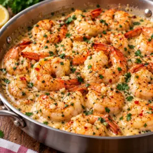 Creamy Garlic Shrimp — featured