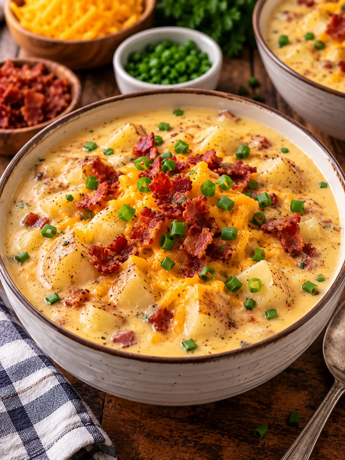 Crock Pot Potato Soup - Creamy and Hearty Comfort — final served dish