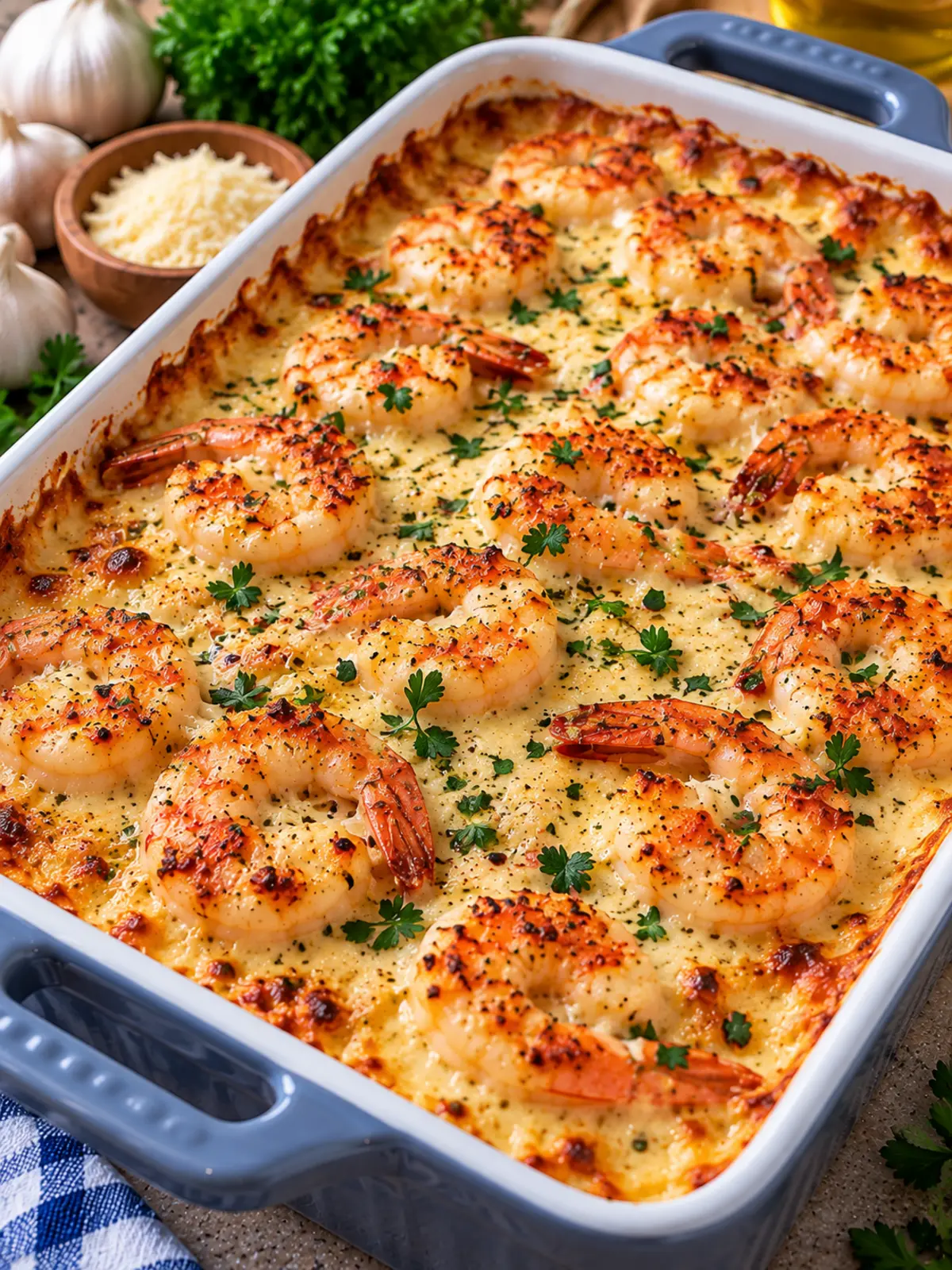 Garlic Butter Shrimp Casserole — final beauty