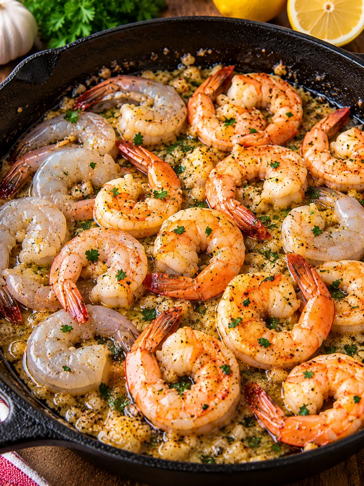 Garlic Butter Shrimp for a Flavorful Dinner — cooking shrimp