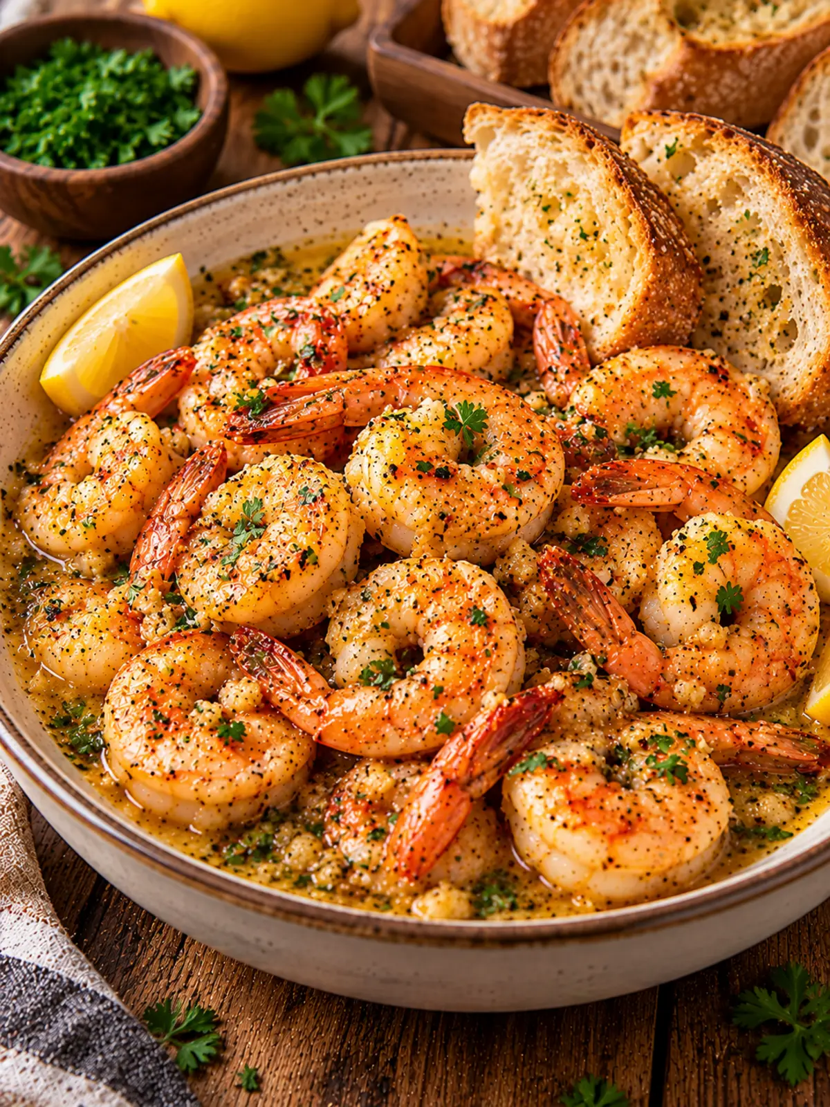 Garlic Butter Shrimp for a Flavorful Dinner — final serving context
