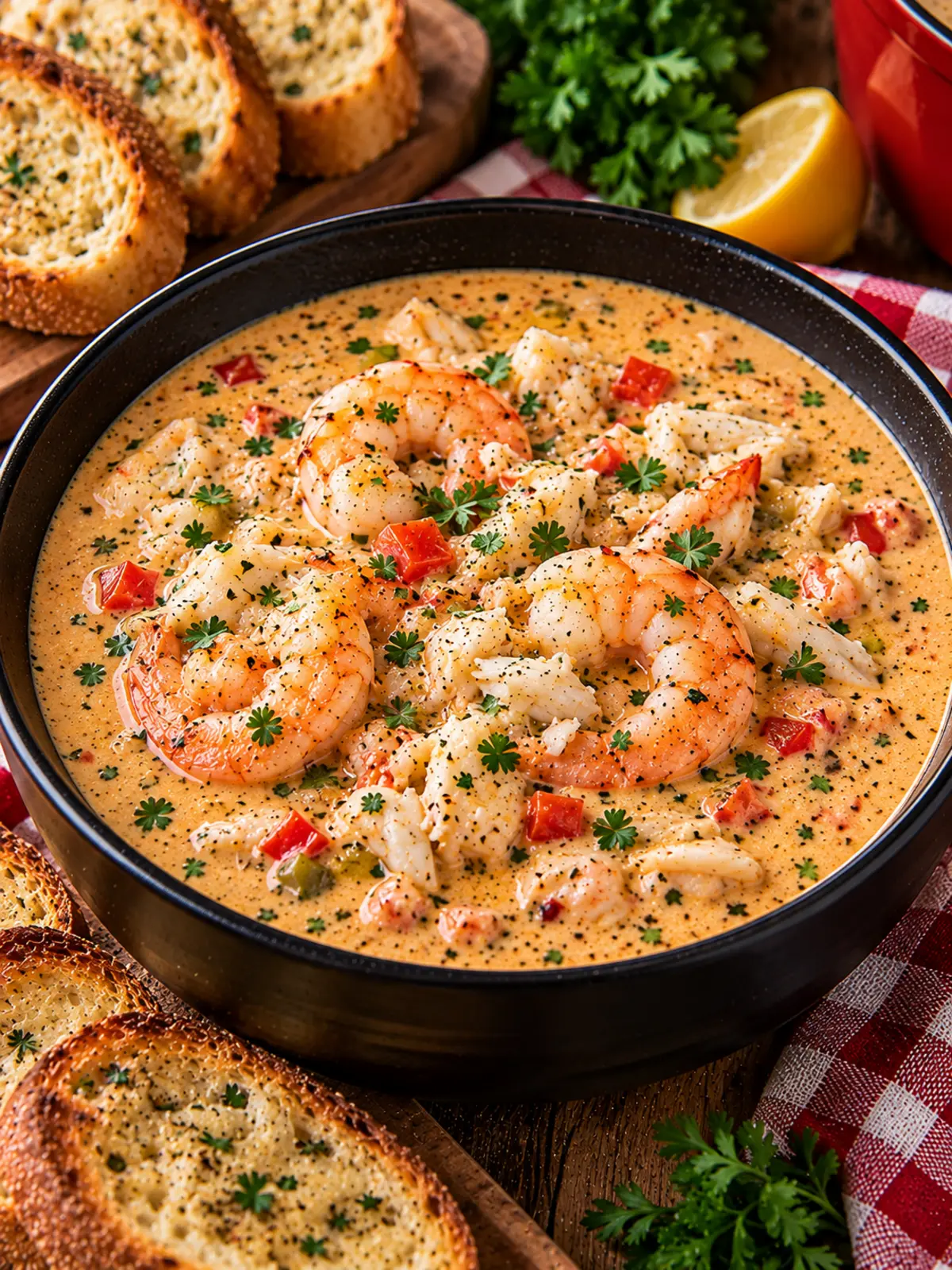 Shrimp and Crab Bisque for a Cozy Dinner — final beauty