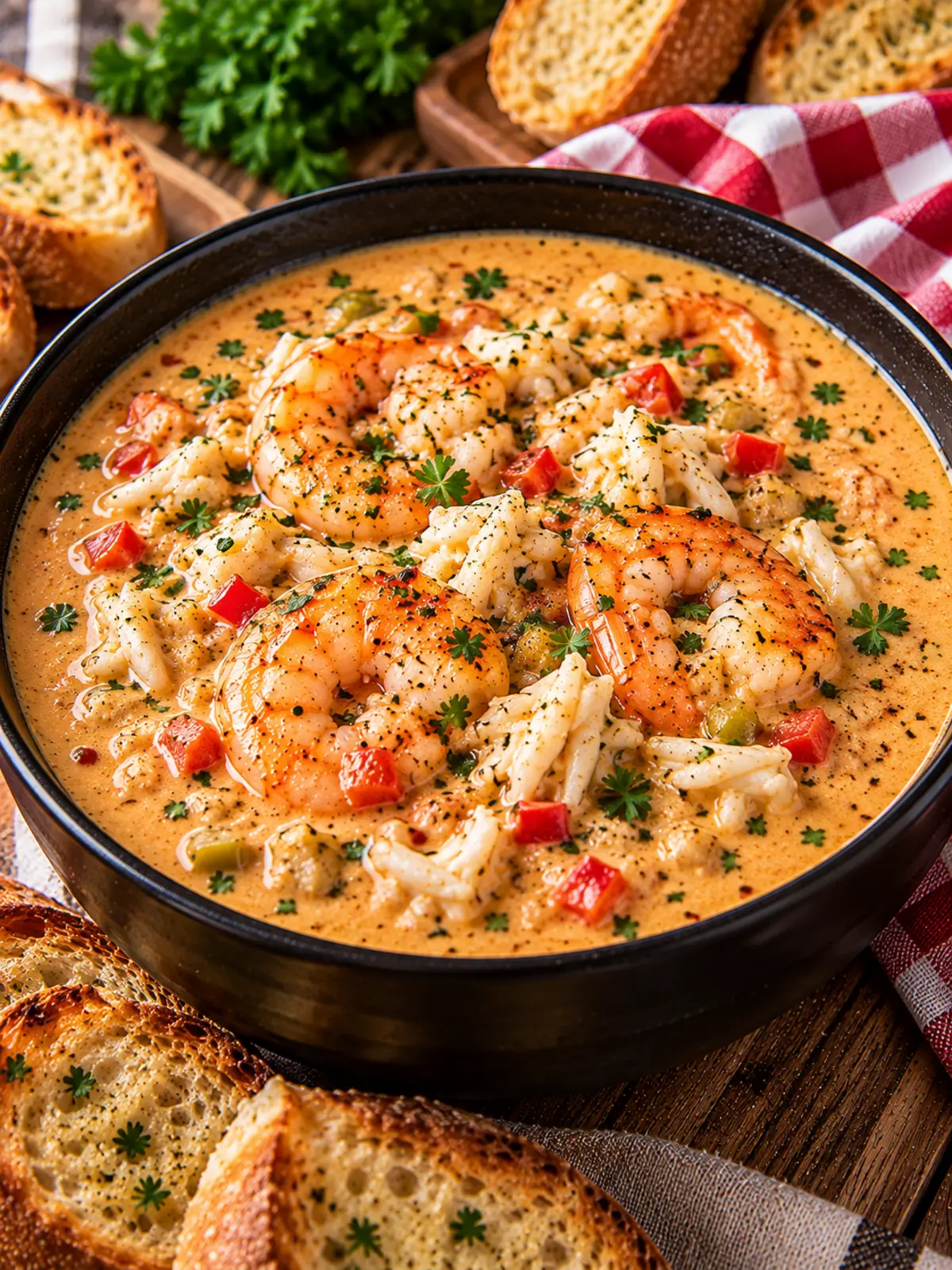 Shrimp and Crab Bisque for a Cozy Dinner — finished dish